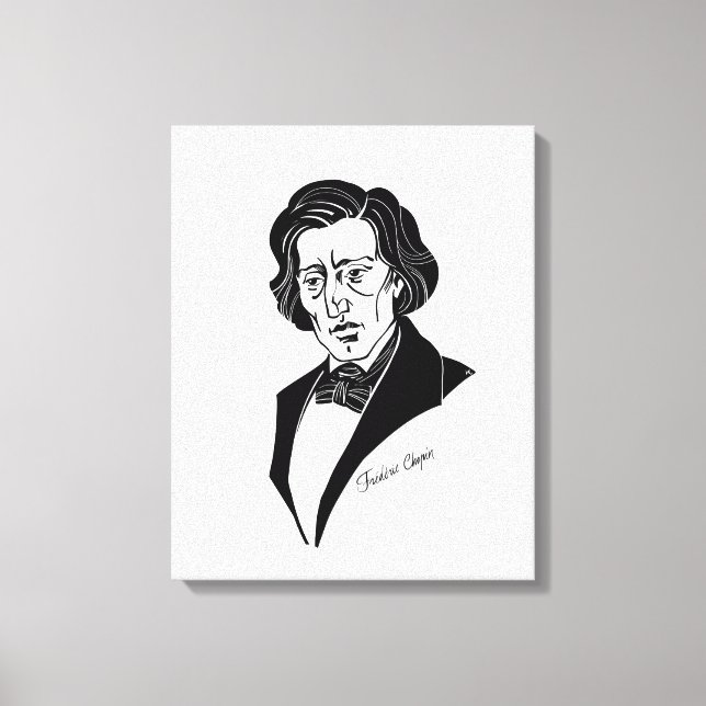 Frederic Chopin Canvas Print (Front)