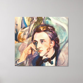 Frederic Chopin Composer Musician Portrait Famous Canvas Print