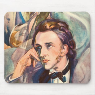 Frederic Chopin Composer Musician Portrait Famous Mouse Mat