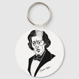 Frederic Chopin Key Ring