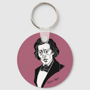 Frederic Chopin Key Ring