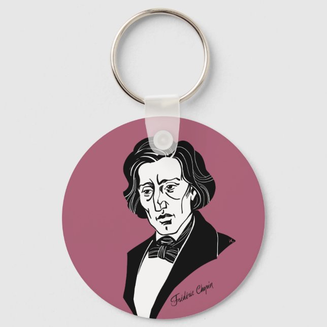 Frederic Chopin Key Ring (Front)