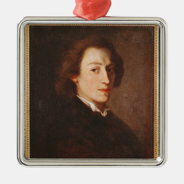 Frederic Chopin Metal Tree Decoration (Front)