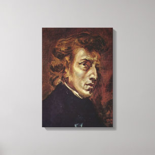 Frédéric Chopin Portrait Canvas Print