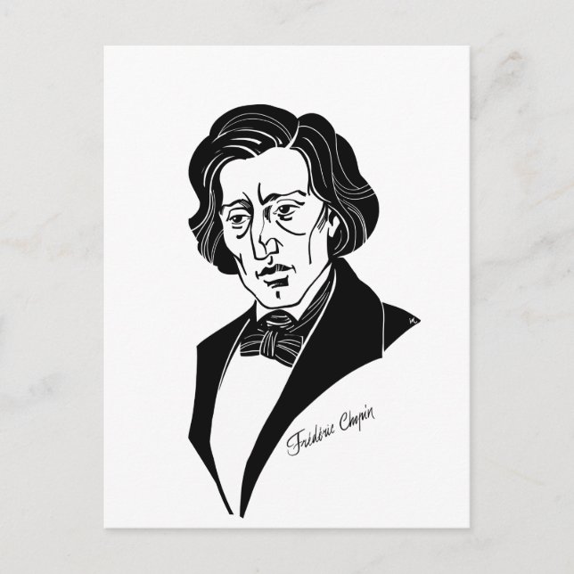Frederic Chopin Postcard (Front)