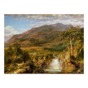 Frederic Church, Heart of the Andes, Poster