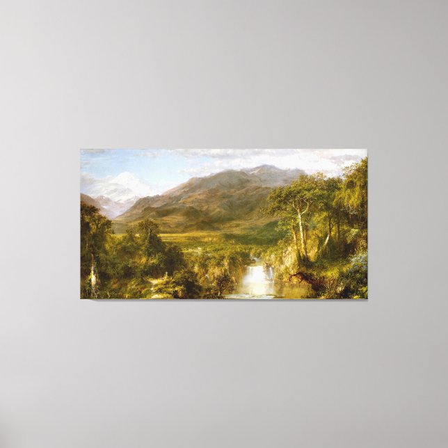 FREDERIC E. CHURCH - THE HEART OF THE ANDES - 1859 CANVAS PRINT (Front)