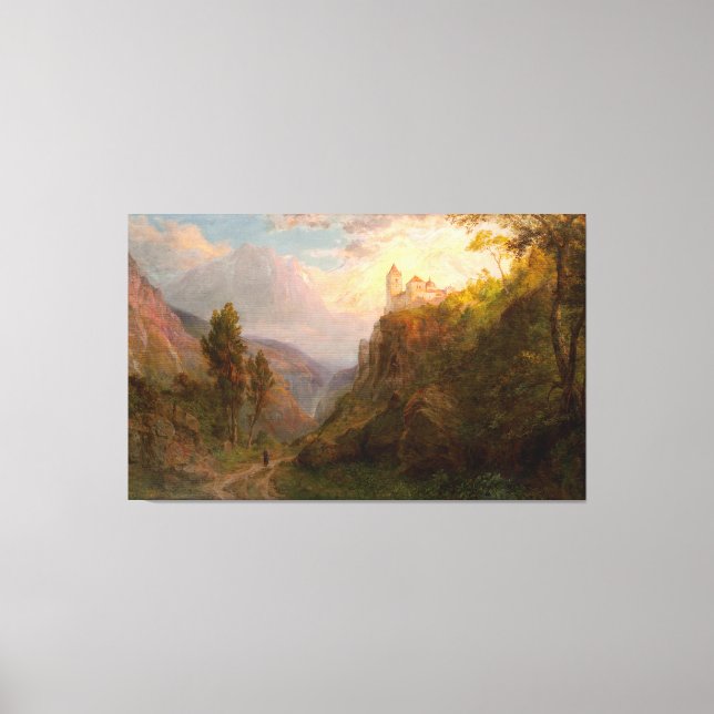 FREDERIC E. CHURCH The Monastery of San Pedro 1879 Canvas Print (Front)