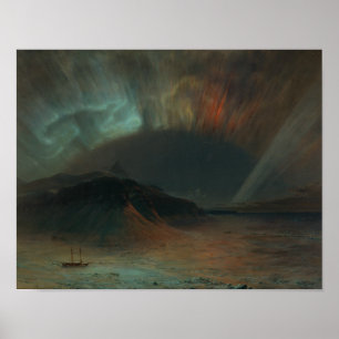 Frederic Edwin Church - Aurora Borealis Poster