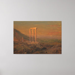 Frederic Edwin Church - Classical Ruins, Syria Canvas Print