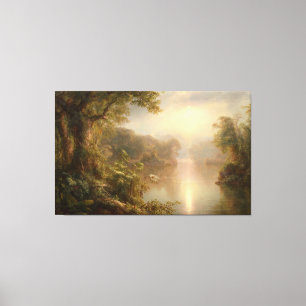 FREDERIC EDWIN CHURCH - EL RIO DE LUZ - 1877 - CANVAS PRINT
