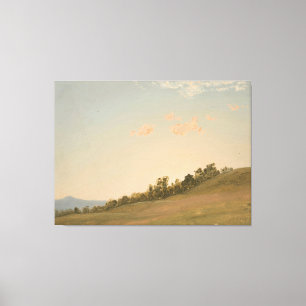 Frederic Edwin Church - Hillside, Hudson, New York Canvas Print