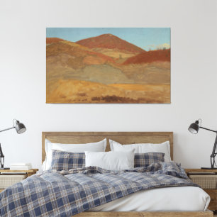 Frederic Edwin Church - Hilly Landscape, autumn Canvas Print