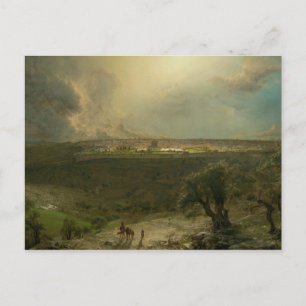 Frederic Edwin Church - Jerusalem from the Mount Postcard