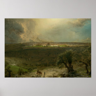 Frederic Edwin Church - Jerusalem from the Mount Poster