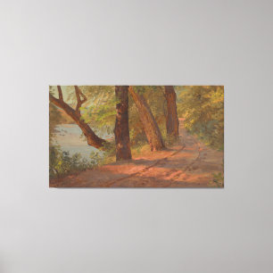 Frederic Edwin Church - Landscape from North Ameri Canvas Print