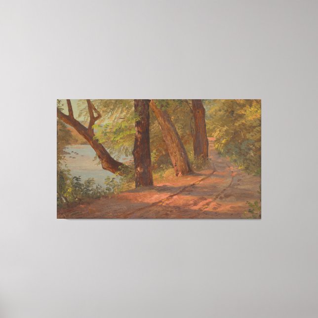 Frederic Edwin Church - Landscape from North Ameri Canvas Print (Front)
