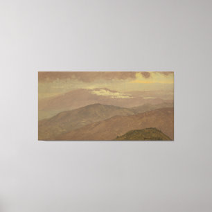 Frederic Edwin Church - Landscape from North Ameri Canvas Print