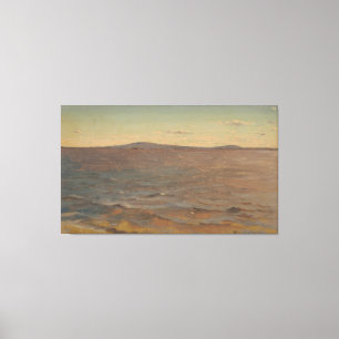 Frederic Edwin Church - Maine, Lake Katahdin Canvas Print