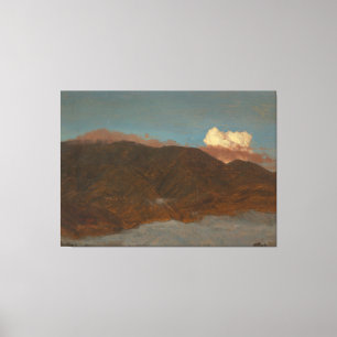 Frederic Edwin Church - Mountainous Landscape Canvas Print