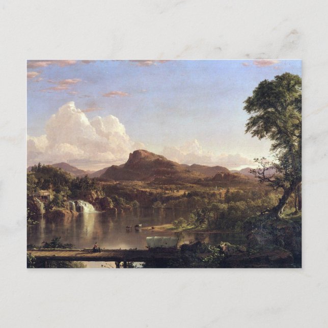 Frederic Edwin Church - New England scene Postcard (Front)
