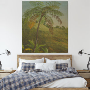Frederic Edwin Church - Palm Tree, Jamaica Canvas Print