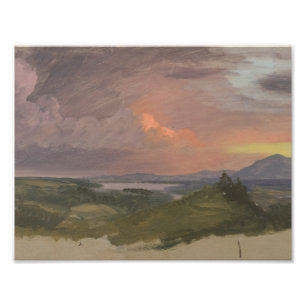 Frederic Edwin Church -Sunset in the Hudson Valley Photo Print