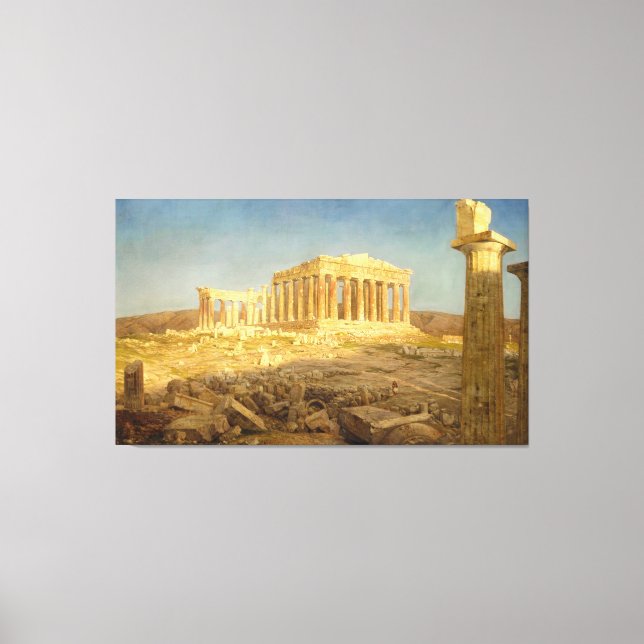 FREDERIC EDWIN CHURCH - The Parthenon - 1871 - Canvas Print (Front)