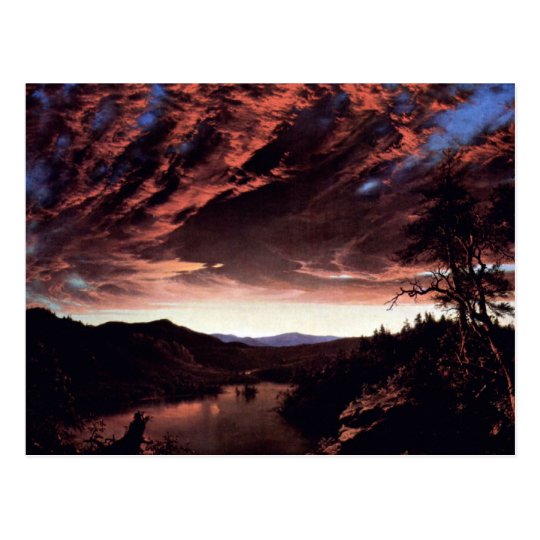 Frederic Edwin Church - Twilight in the Wilderness Postcard