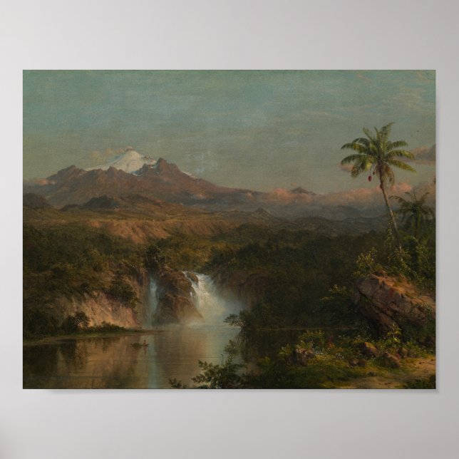 Frederic Edwin Church - View of Cotopaxi Poster (Front)