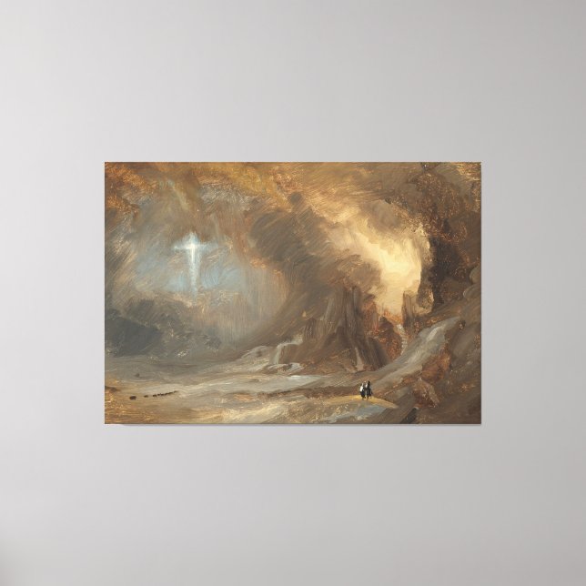Frederic Edwin Church - Vision of the Cross  Canvas Print (Front)