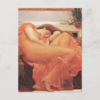 Frederic Lord Leighton Flaming June Square Art