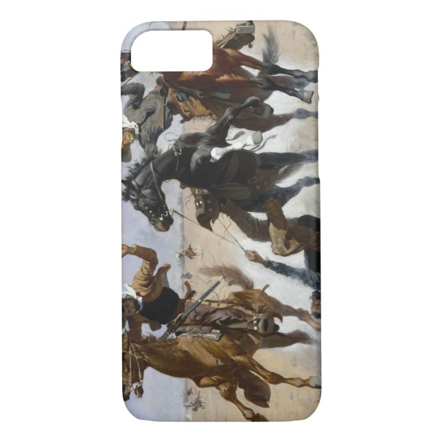 Frederic Remington - Aiding a Comrade Case-Mate iPhone Case (Back)