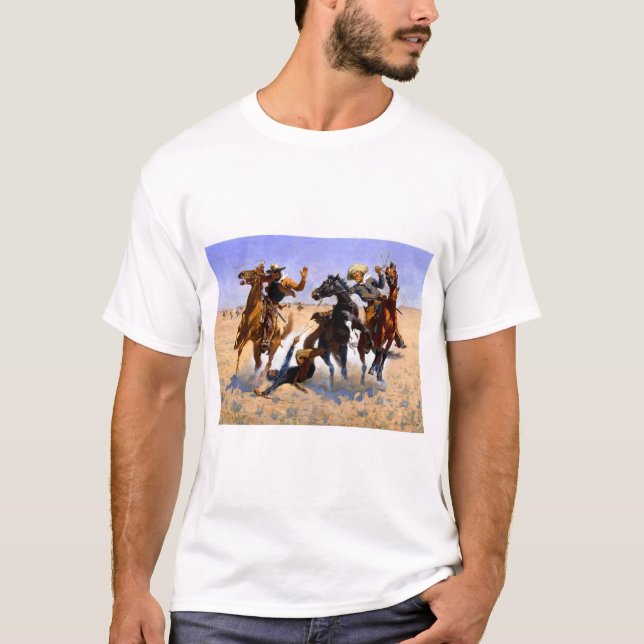 Frederic Remington Aiding a Comrade T-Shirt (Front)