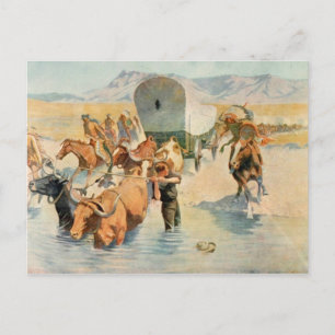 Frederic Remington Art Postcard