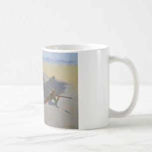 Frederic Remington - Fight for the Waterhole Coffee Mug