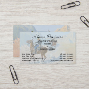Frederic Remington Military Sacrifice(The Ambush) Business Card