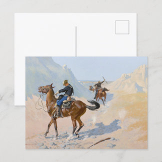 Frederic Remington Military Sacrifice(The Ambush) Postcard
