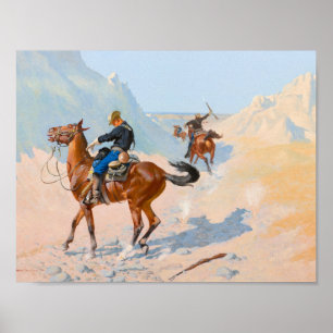 Frederic Remington - The Advance-Guard, or The Mil Poster