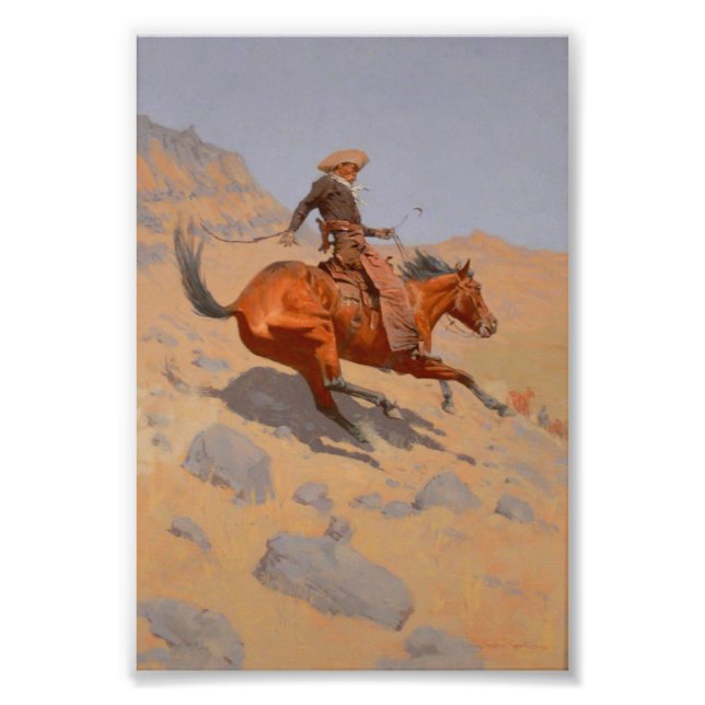 Frederic Remington - The Cowboy Photo Print (Front)