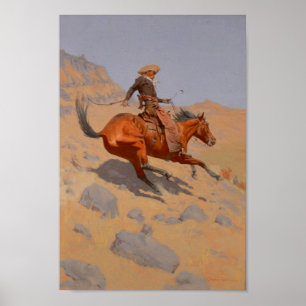 Frederic Remington - The Cowboy Poster