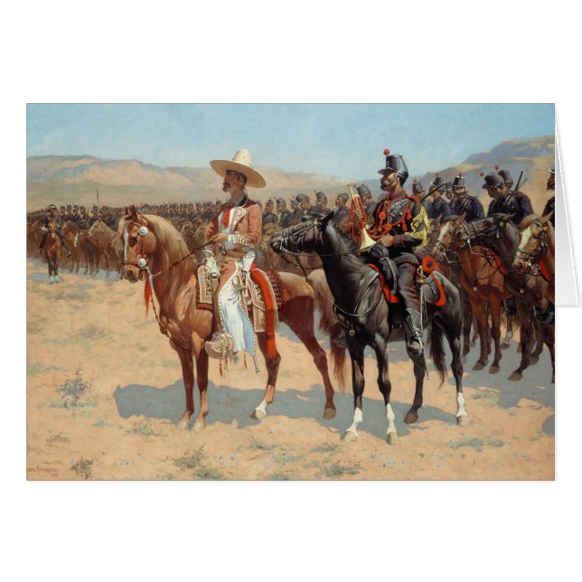 Frederic Remington - The Mexican Major (Front Horizontal)