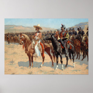Frederic Remington - The Mexican Major Poster