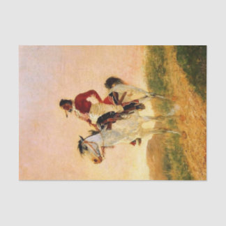 Frederic Remington Western Art “Modern Comanche” Tissue Paper