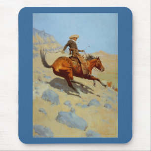 Frederic Remington's The Cowboy (1902) Mouse Mat