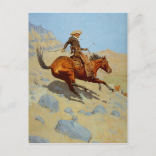 Frederic Remington's The Cowboy (1902) Postcard