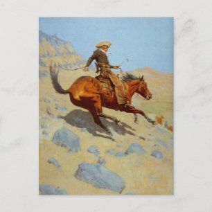 Frederic Remington's The Cowboy (1902) Postcard