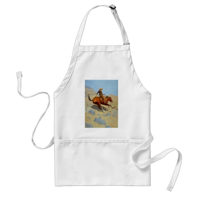 Frederic Remington's The Cowboy (1902) Standard Apron (Front)