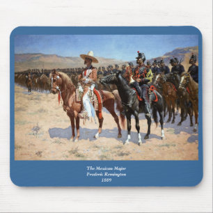 Frederic Remington's The Mexican Major (1889) Mouse Mat