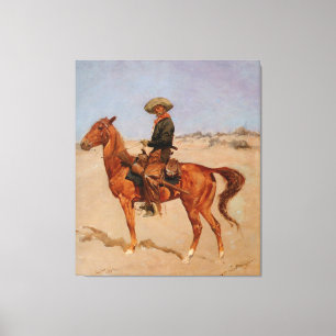 Frederic Remington's The Puncher (1895) Canvas Print